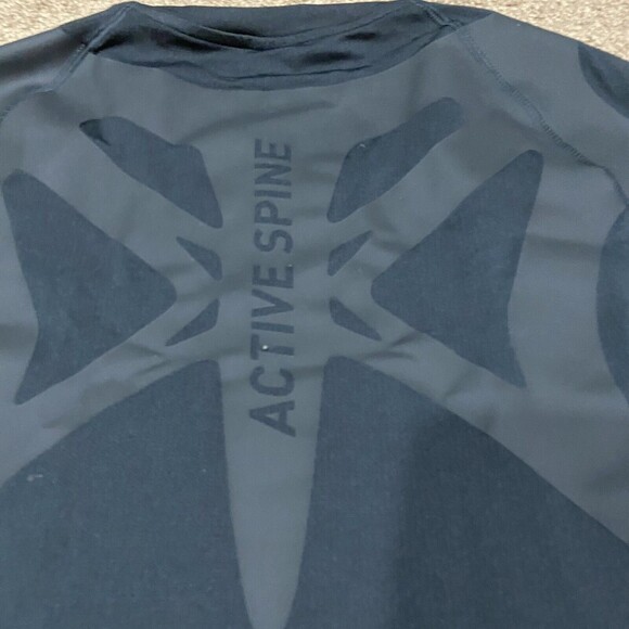 ODLO Women’s Black Performance Active Spine Short Sleeve Top Size Medium - Picture 3 of 5